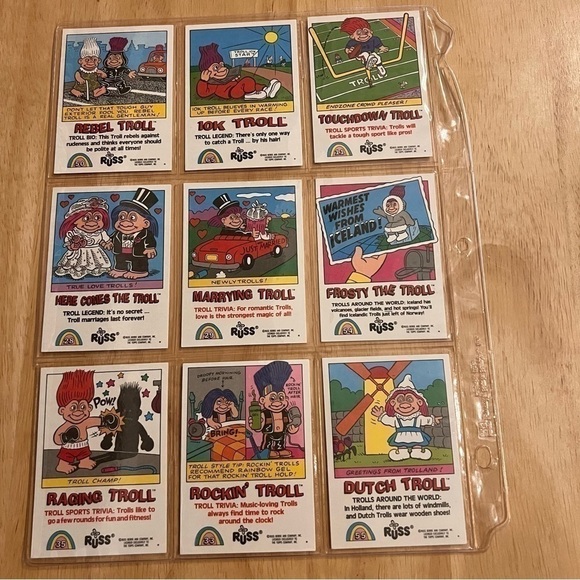 Vintage 1990’s Russ Trolls Collectible Trading Cards. - Picture 8 of 10